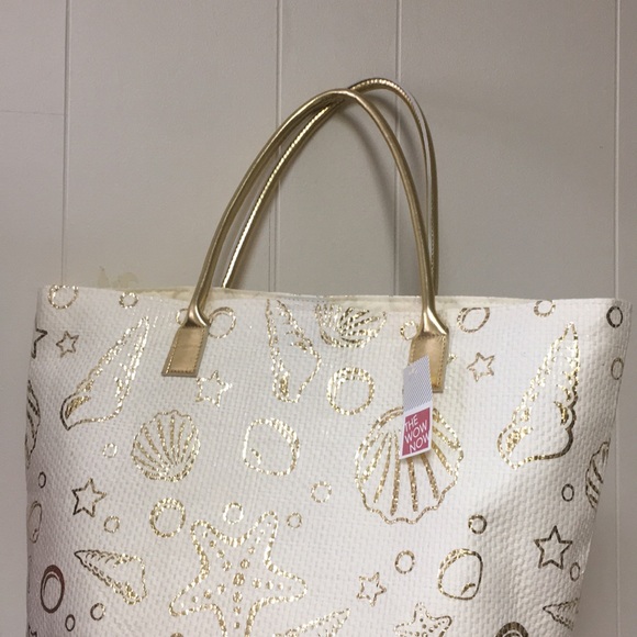 shell beach bag